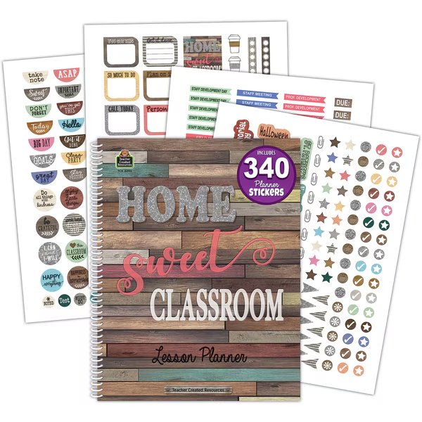 Home Sweet Classroom Lesson Planner, Teacher Created Resources, Mfr#: TCR8294
